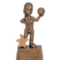 Junior Star Female Volleyball Figurine - 6"